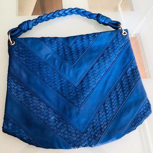 Christopher Kon Blue Hobo Handbag